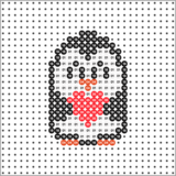 Pinguin mit Herz